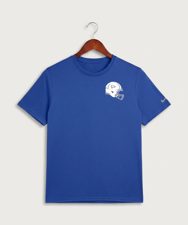 Red Lake County Central Football (Boys) - Game Royal Nike Swoosh Sleeve rLegend Tee NKDX8730