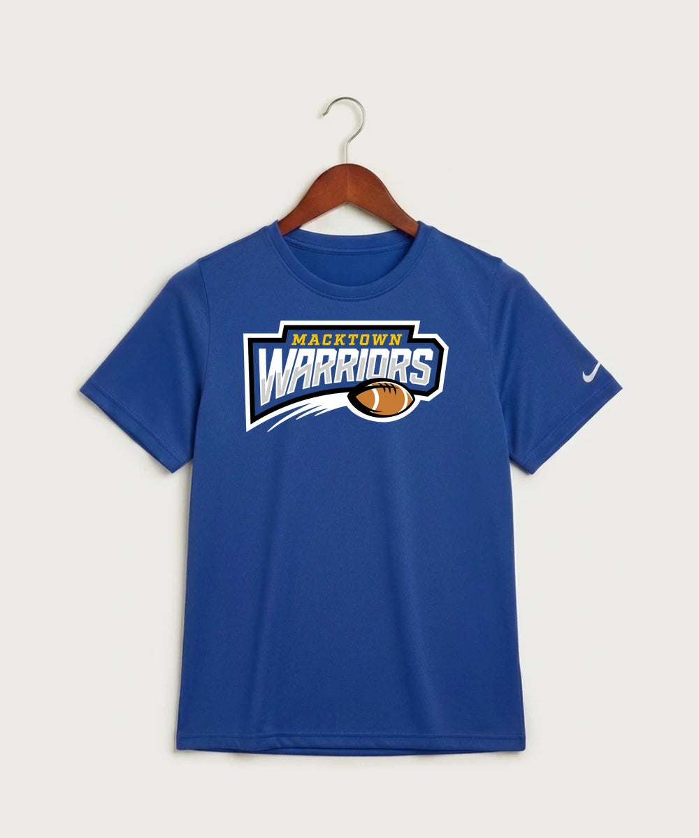 Macktown Warriors Football (Boys) - Game Royal Nike Youth Swoosh Sleeve rLegend Tee NKDX8787