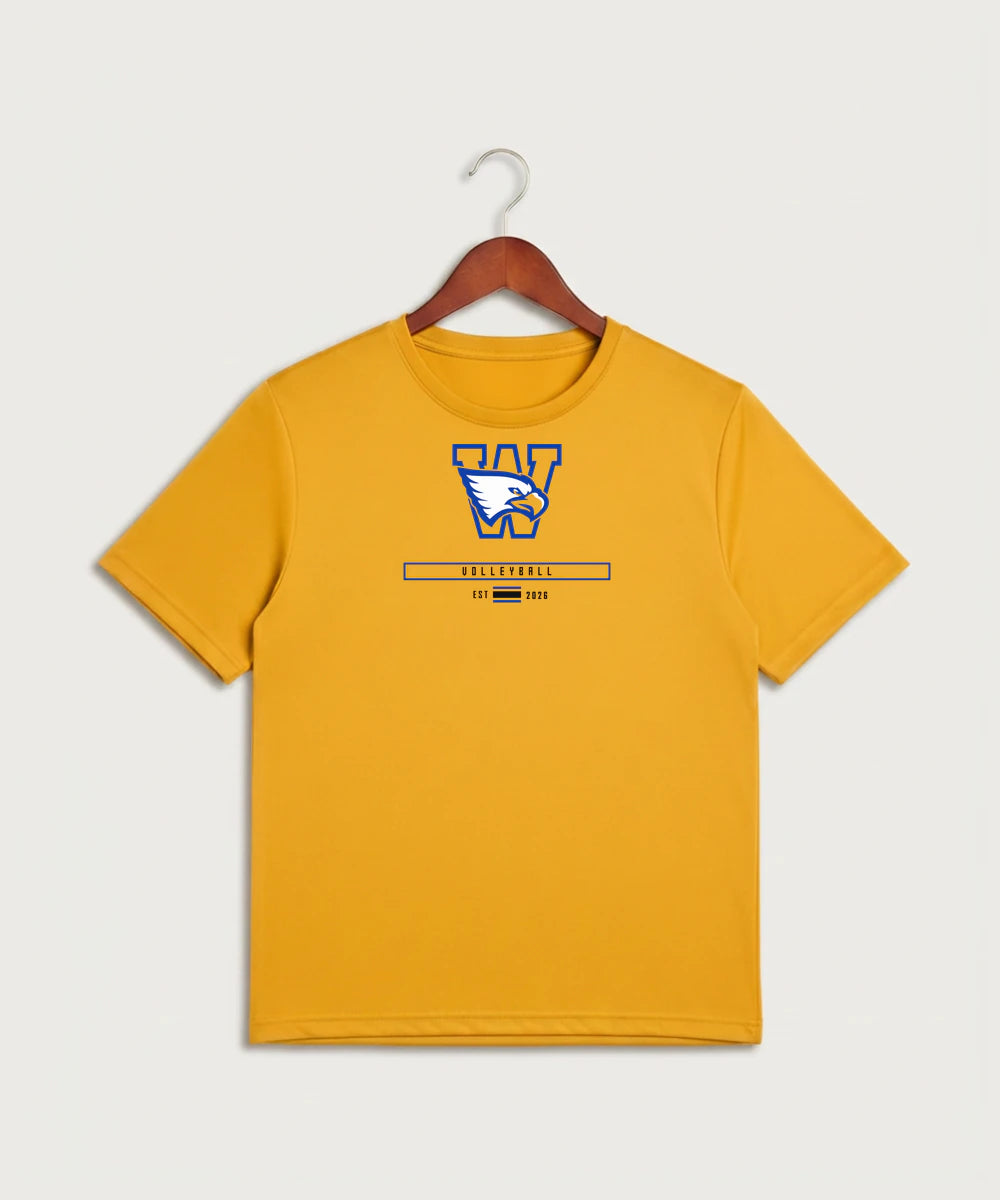 Windom Area High School Volleyball (Girls) - Gold Sport-Tek PosiCharge Competitor Tee. ST350