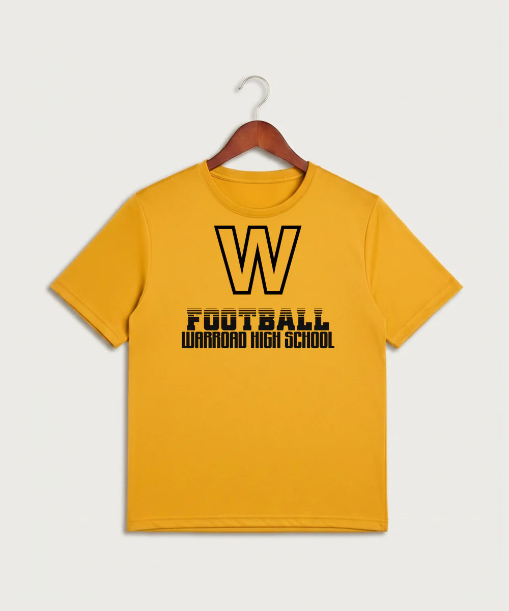 Warroad High School Football (Boys) - Gold Sport-Tek PosiCharge Competitor Tee. ST350