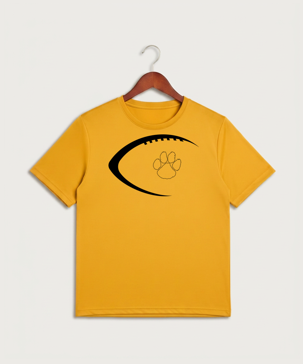Plainview Elgin Millville H S Football (Boys) - Gold Sport-Tek PosiCharge Competitor Tee. ST350