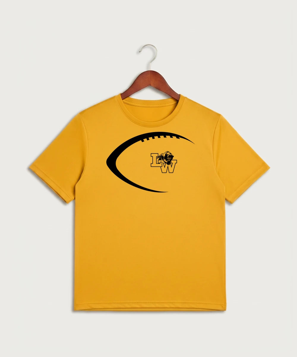 Le-Win Football - Gold Sport-Tek PosiCharge Competitor Tee. ST350