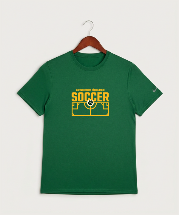 Ashwaubenon High School Soccer (Boys) - Gorge Green Nike Swoosh Sleeve rLegend Tee NKDX8730
