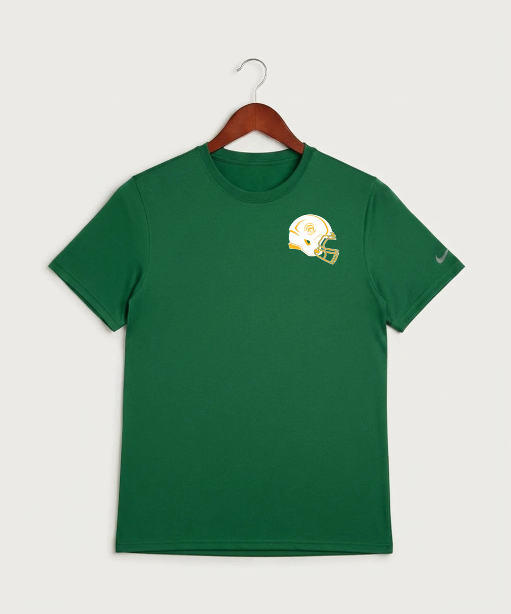 Rushford Peterson High School Football (Boys) - Gorge Green Nike Swoosh Sleeve rLegend Tee NKDX8730