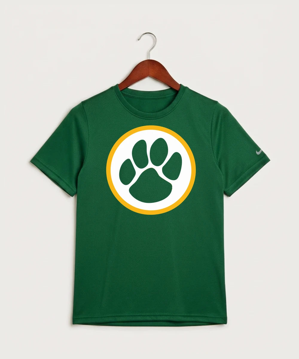 Ashwaubenon High School Football (Boys) (Sandbox) - Gorge Green Nike Youth Swoosh Sleeve rLegend Tee NKDX8787