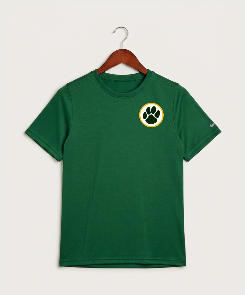 Ashwaubenon High School Football (Boys) - Gorge Green Nike Youth Swoosh Sleeve rLegend Tee NKDX8787