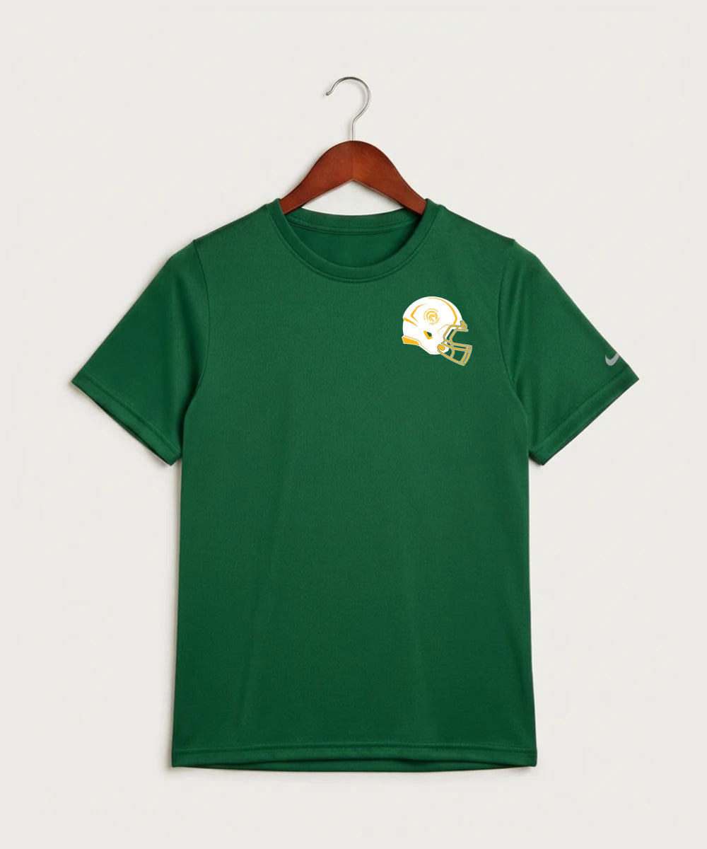 Rushford Peterson High School Football (Boys) - Gorge Green Nike Youth Swoosh Sleeve rLegend Tee NKDX8787