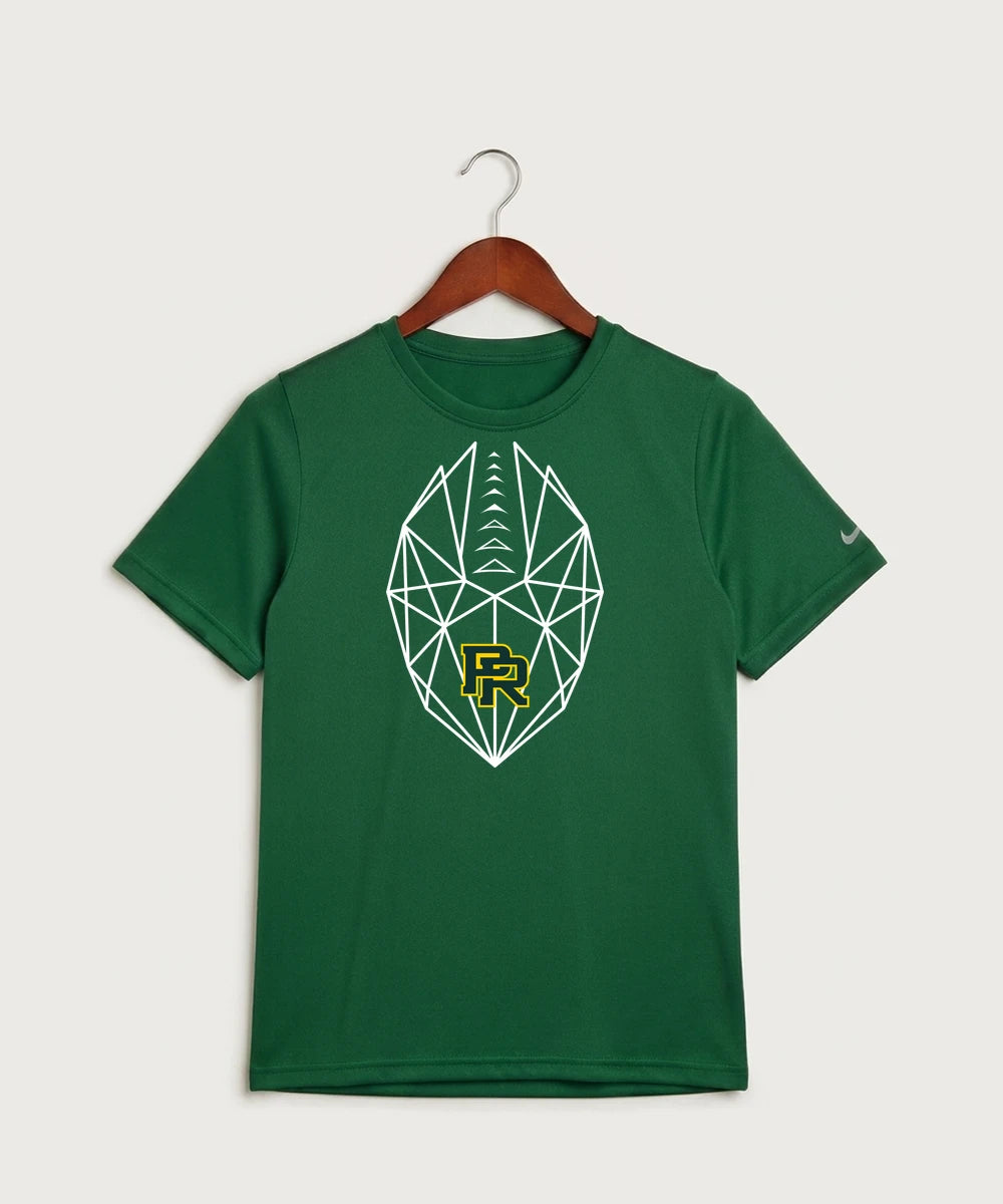 Proctor High School Football (Boys) - Gorge Green Nike Youth Swoosh Sleeve rLegend Tee NKDX8787