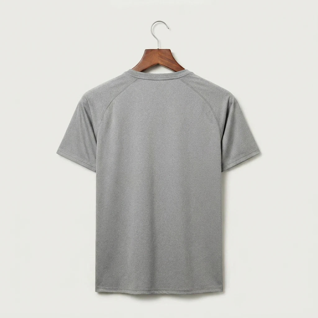 Detroit Lakes Community High School Football (Boys) - Gray Tee - Left Chest (back)