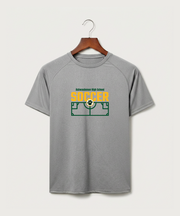 Ashwaubenon High School Soccer (Boys) - Gray Tee - Full Front