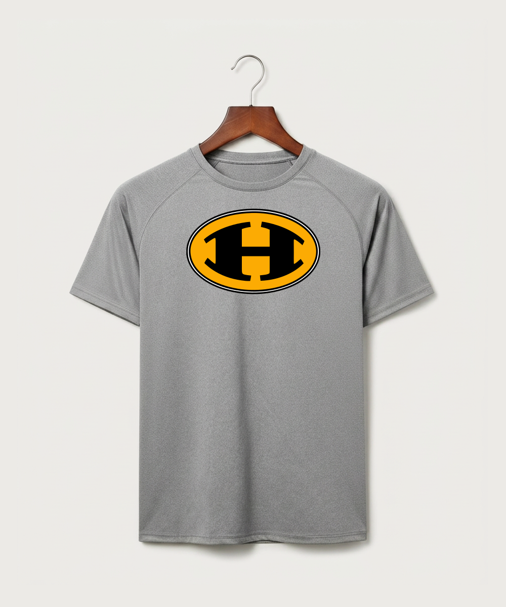 Hutchinson High School Football (Boys) - Gray Tee - Full Front