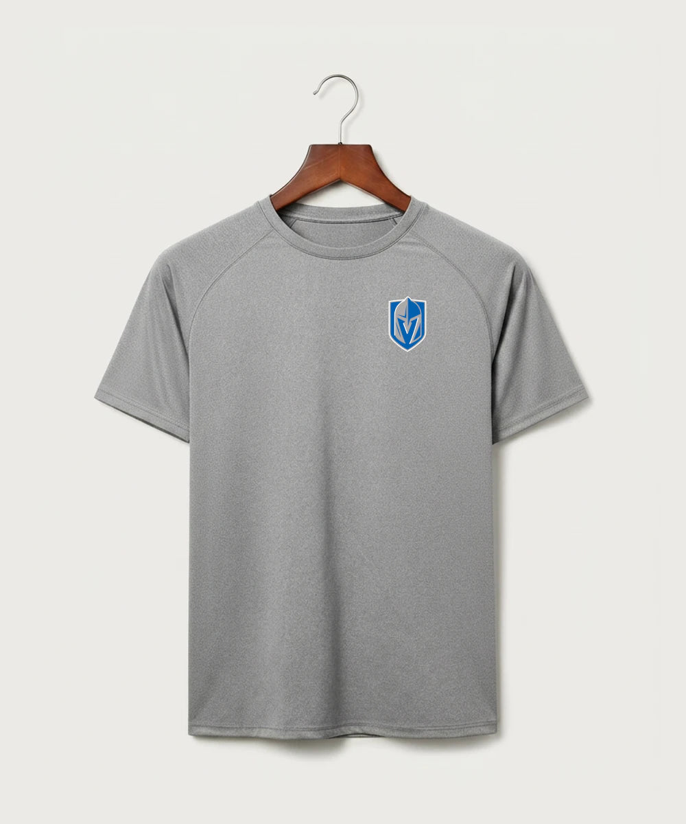 Lake Crystal-Welcome-Memorial High School Football (Boys) - Gray Tee - Left Chest
