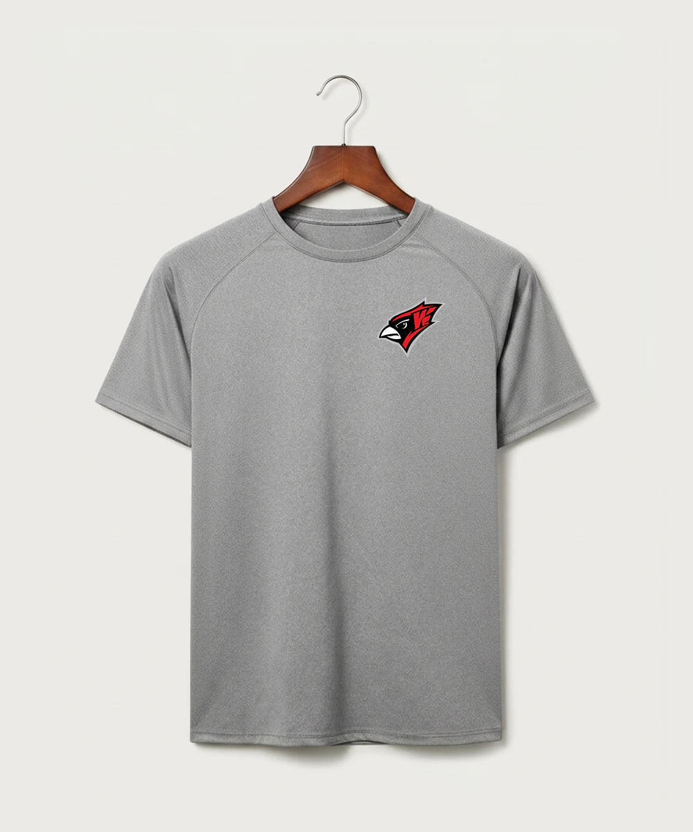 Willmar High School Athletics - Gray Tee - Left Chest