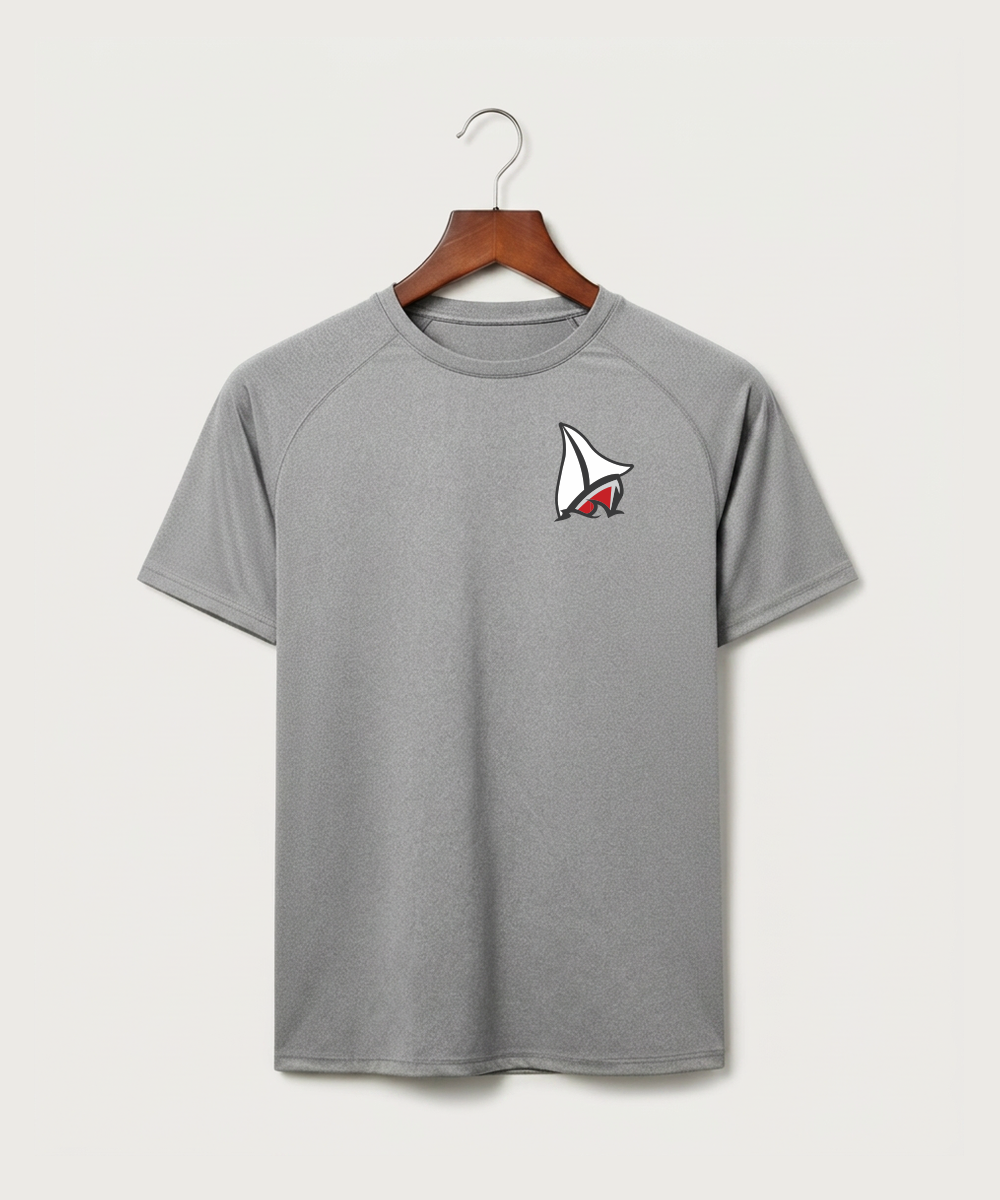 Detroit Lakes Community High School Football (Boys) - Gray Tee - Left Chest