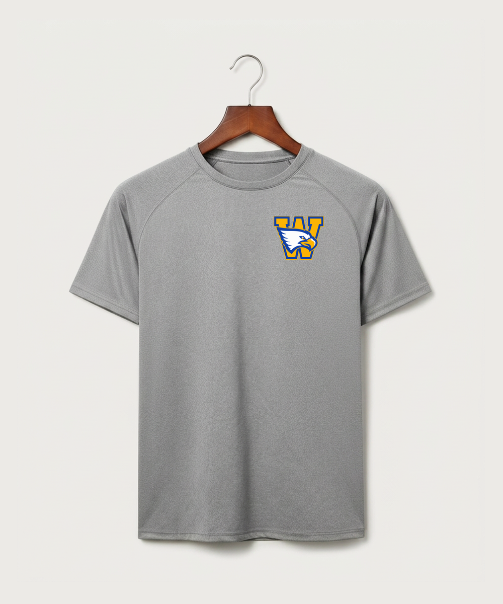 Windom Area High School Volleyball (Girls) - Gray Tee - Left Chest