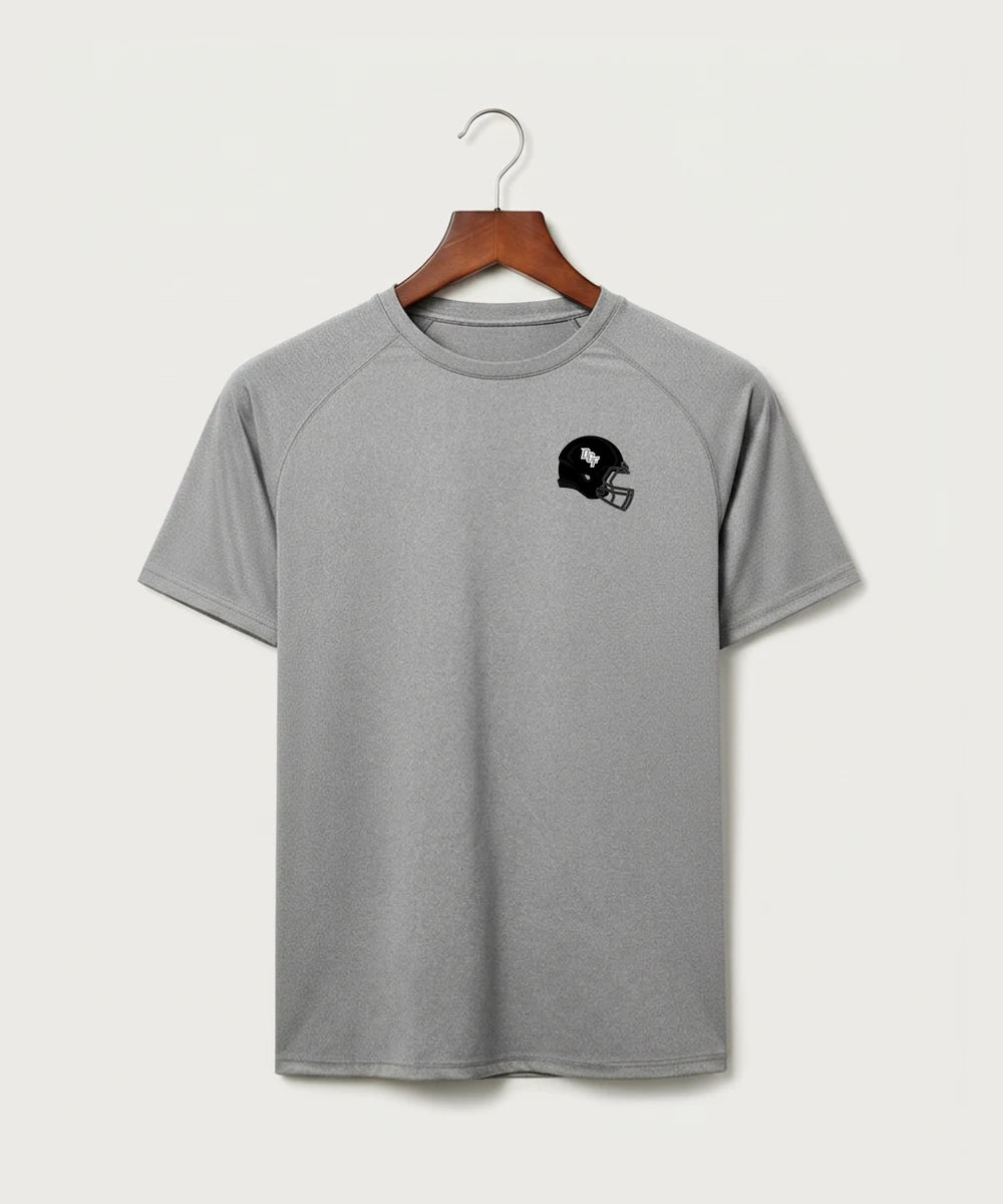 DGF High School Football (Boys) - Gray Tee - Left Chest