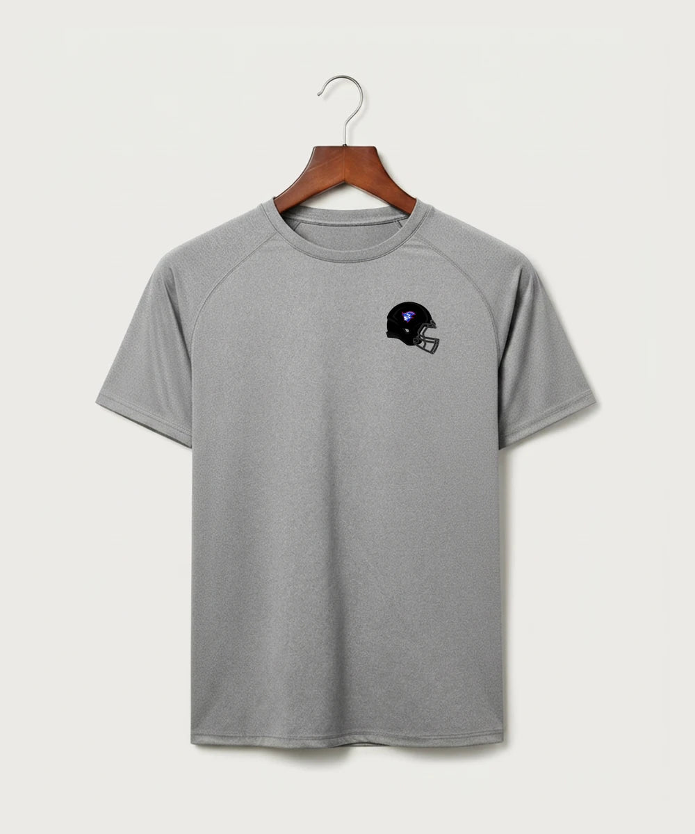 Upsala High School Football (Boys) - Gray Tee - Left Chest