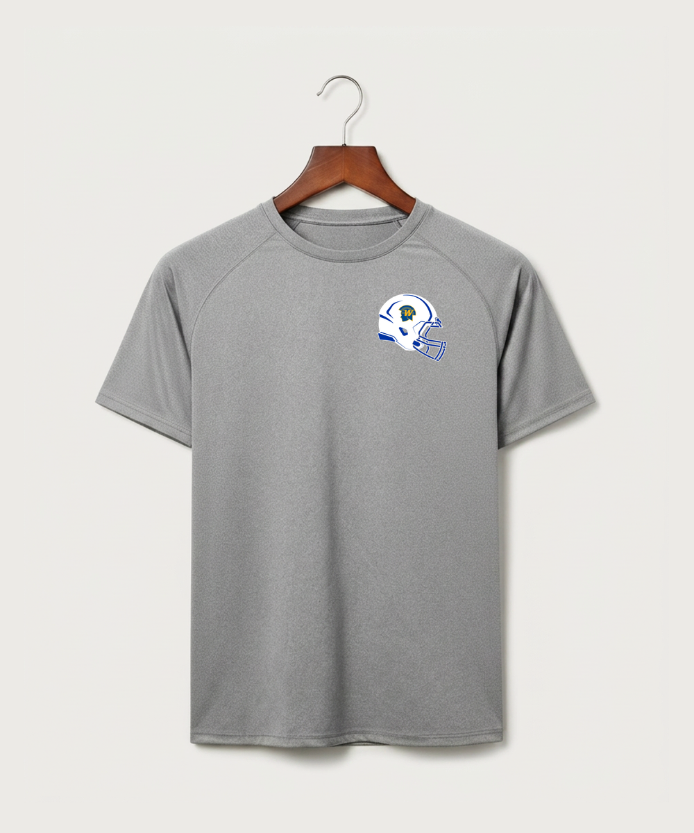 Wayzata High School Football (Boys) - Gray Tee - Left Chest