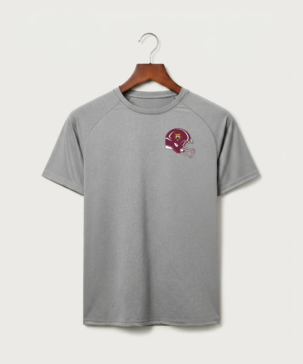Stewartville High School Football (Boys) - Gray Tee - Left Chest