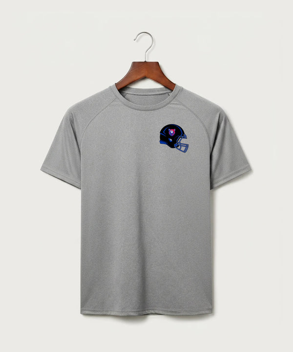 Bertha Hewitt High School Football (Boys) - Gray Tee - Left Chest