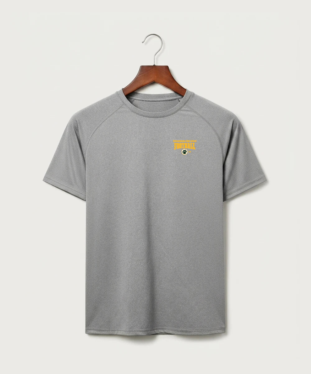 Ashwaubenon High School Football (Boys) - Gray Tee - Left Chest