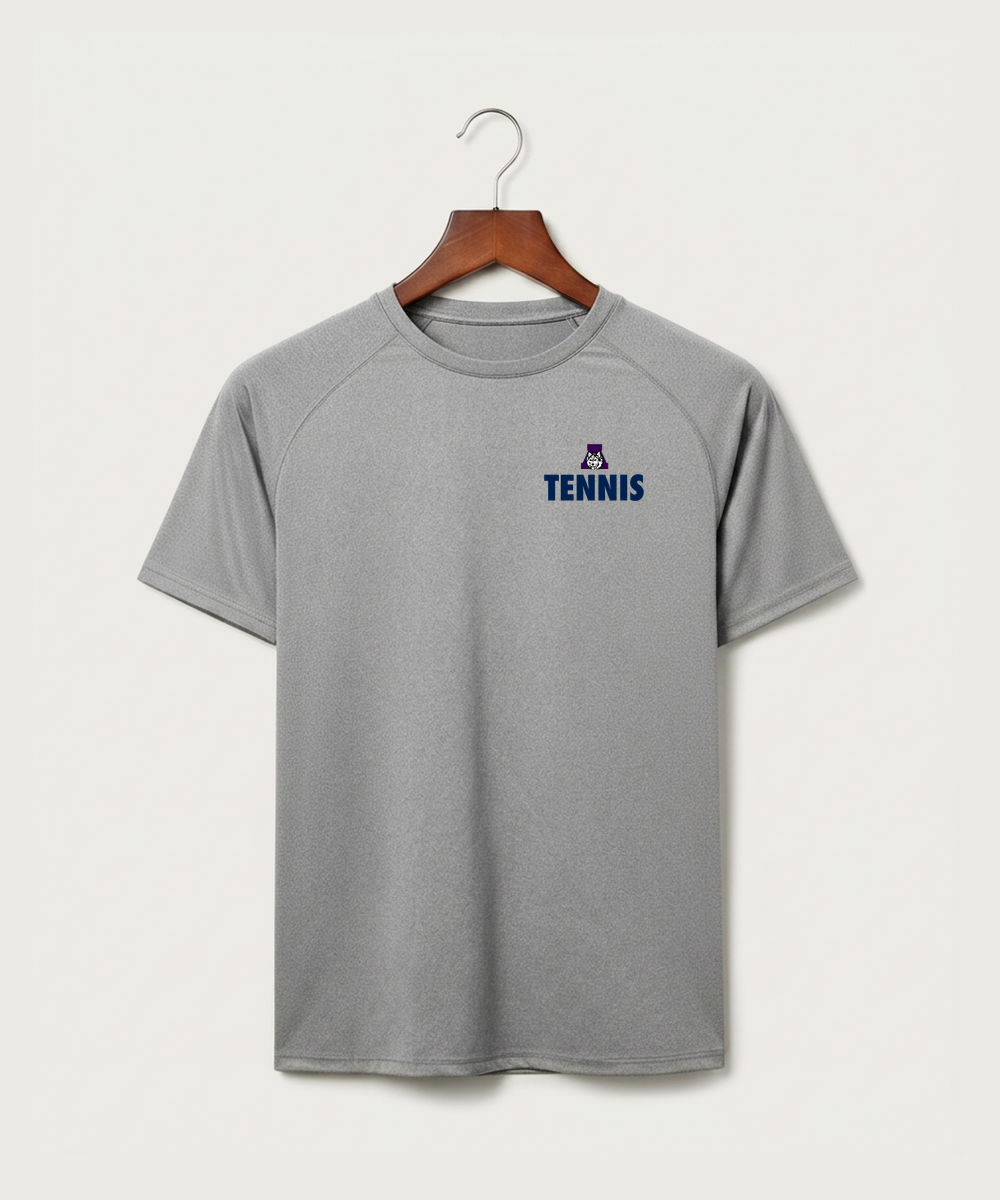 Albany High School Tennis (Boys) - Gray Tee - Left Chest