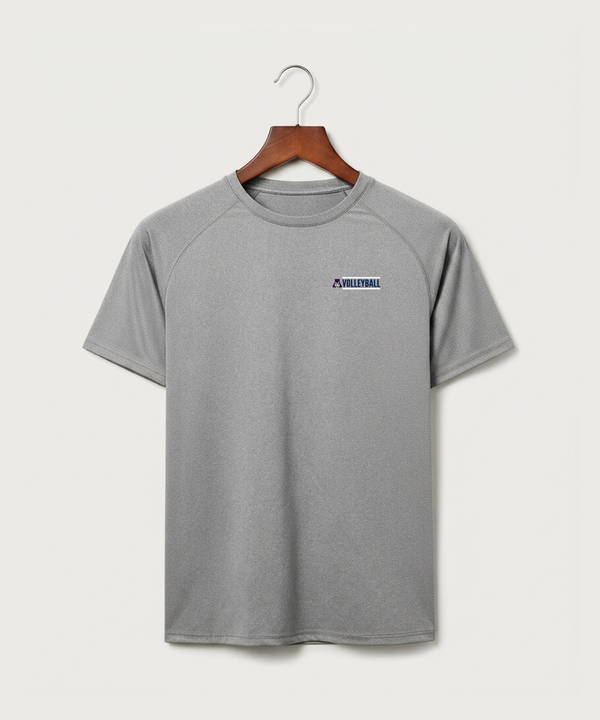 Albany High School Volleyball (Girls) - Gray Tee - Left Chest