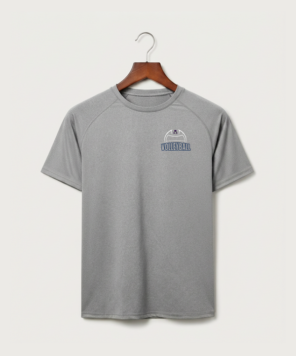 Albany High School Volleyball (Girls) - Gray Tee - Left Chest
