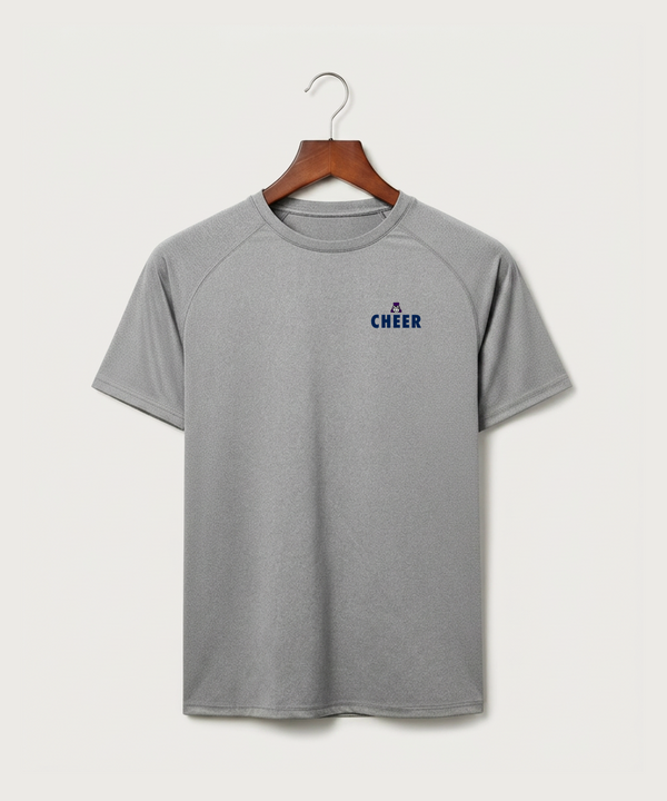 Albany High School Cheerleading - Gray Tee - Left Chest