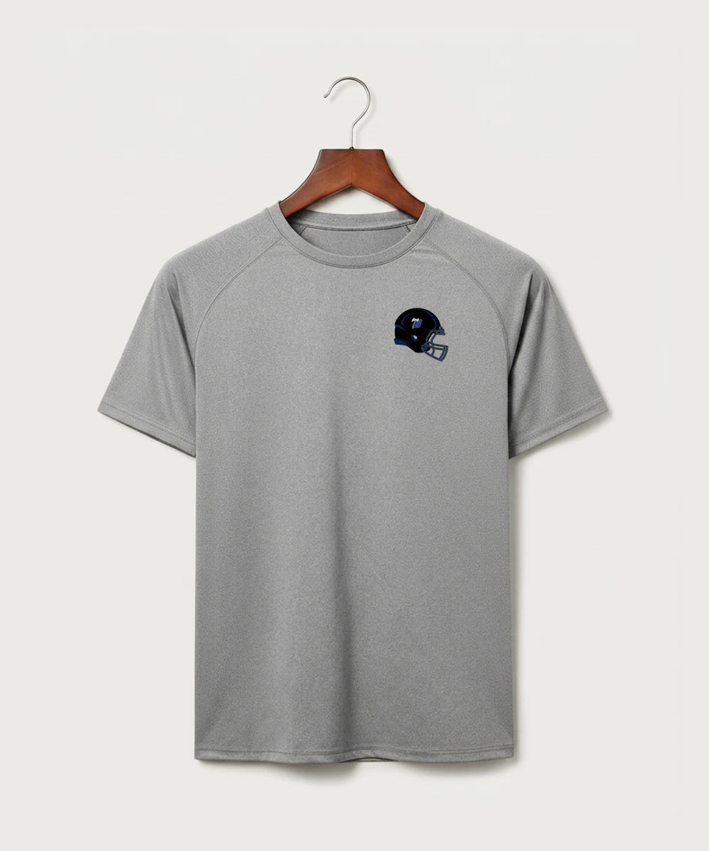 Bemidji High School Football (Boys) - Gray Tee - Left Chest