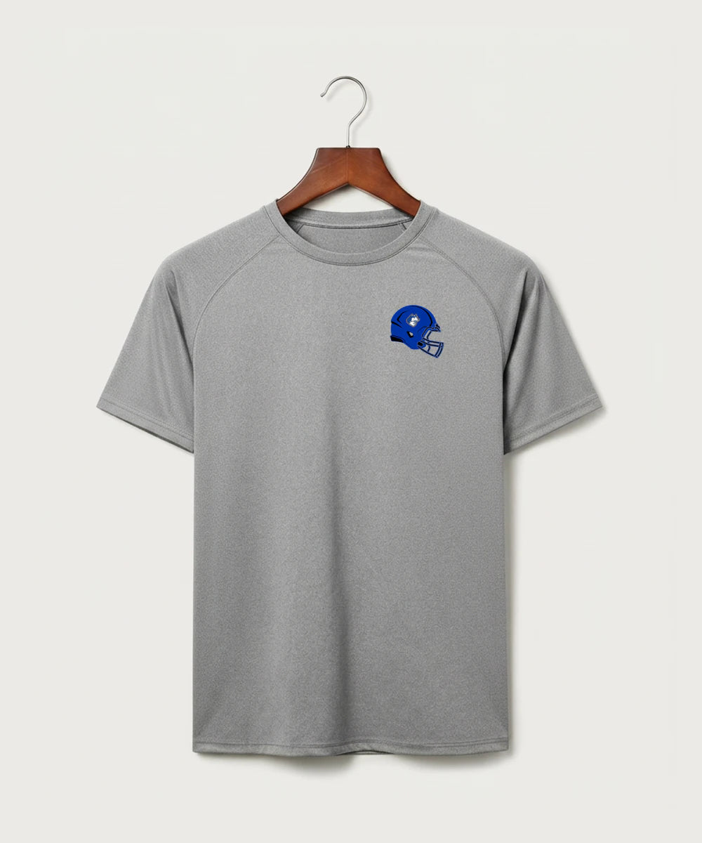 Bigfork Senior High School Football (Boys) - Gray Tee - Left Chest
