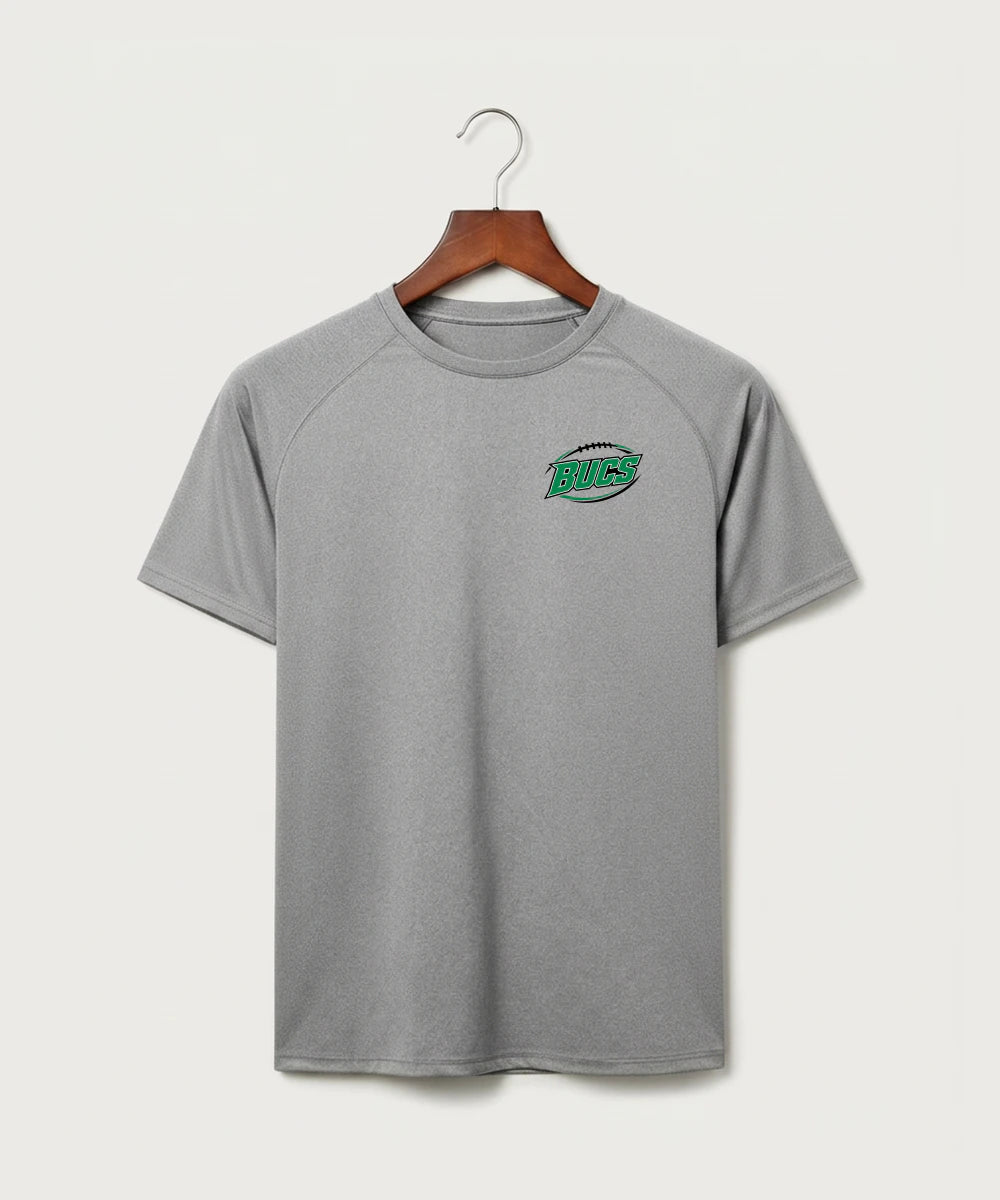 Waterville-Elysian-Morristown High School Football (Boys) - Gray Tee - Left Chest