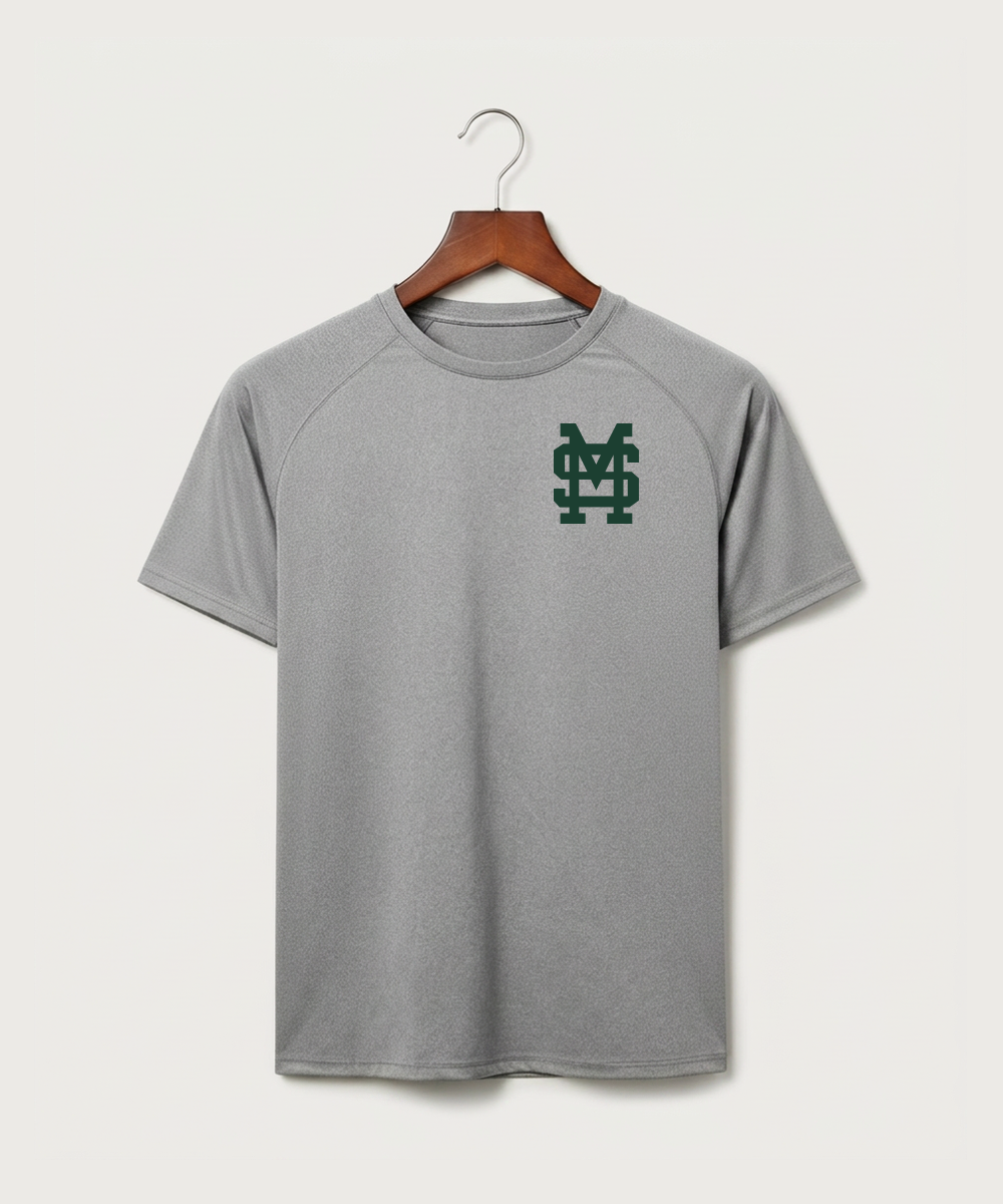 Sleepy Eye St. Mary's High School Athletics - Gray Tee - Left Chest
