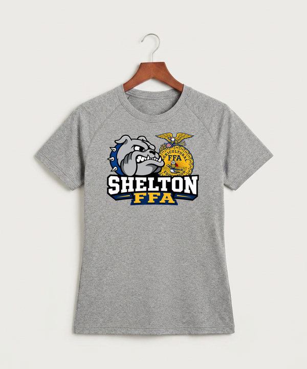 Shelton High School FFA general - Gray Tee - Full Front
