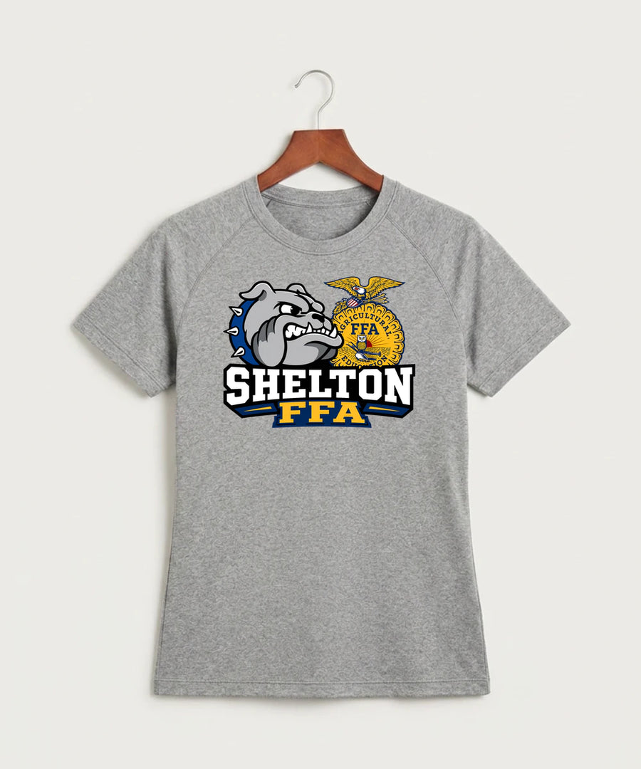 Shelton High School FFA general - Gray Tee - Full Front