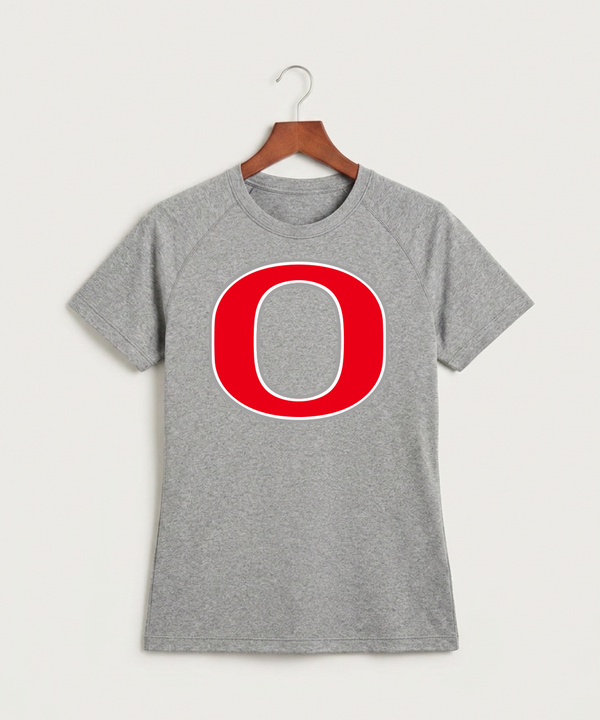 Osakis High School Athletics Coed - Gray Tee - Full Front