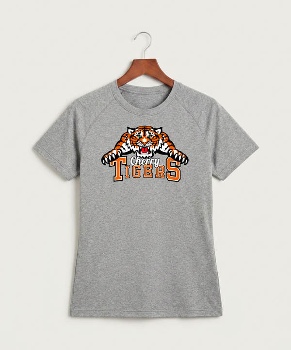 Cherry High School Athletics Coed - Gray Tee - Full Front