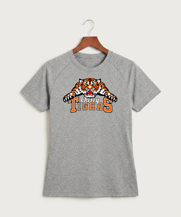 Cherry High School Athletics Coed - Gray Tee - Full Front