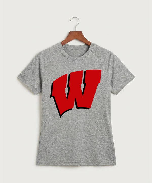 Wisconsin Hanger Test - Gray Tee - Full Front