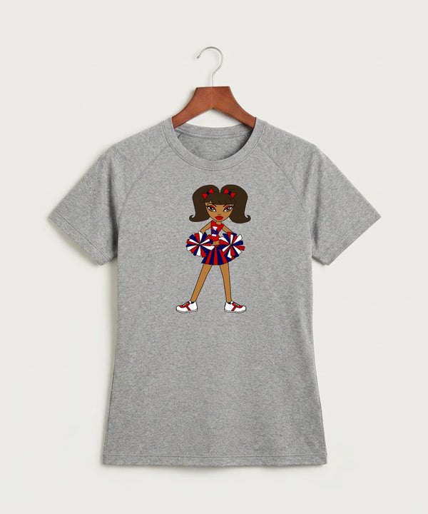 Independence High School Cheer Team - Gray Tee - Full Front