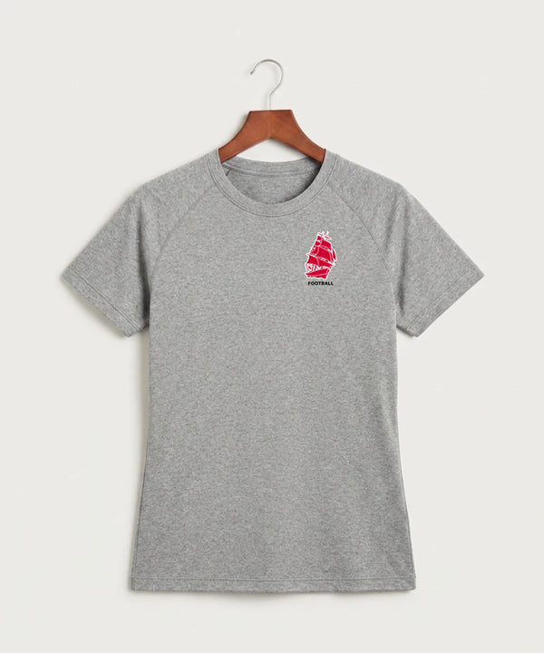 Amboy Football general - Gray Tee - Left Chest