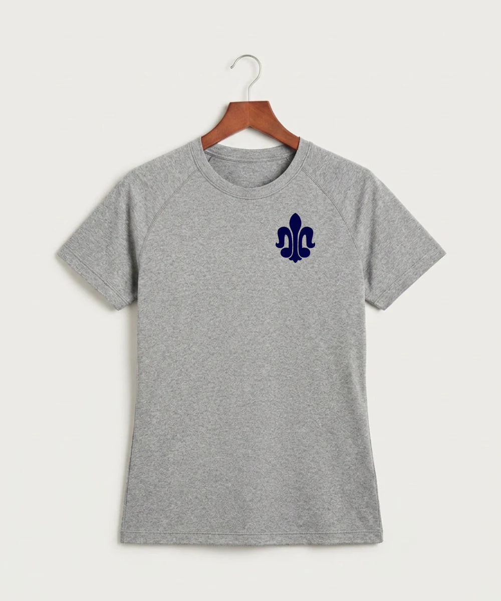 Saint Peter High School Athletics - Gray Tee - Left Chest