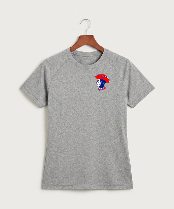 Hills-Beaver Creek High School Volleyball (Girls) - Gray Tee - Left Chest