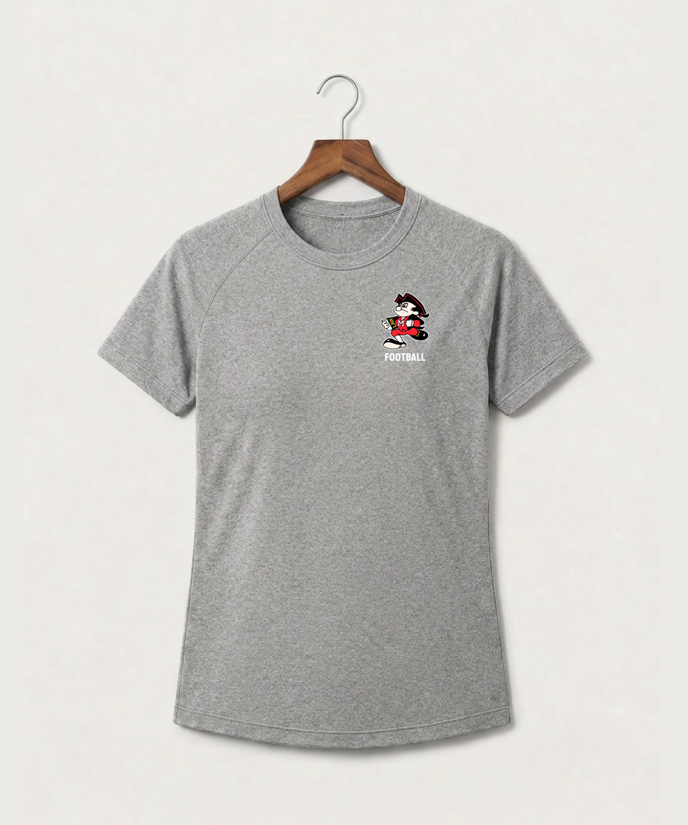 John Marshall High School Basketball (Boys) - Gray Tee - Left Chest