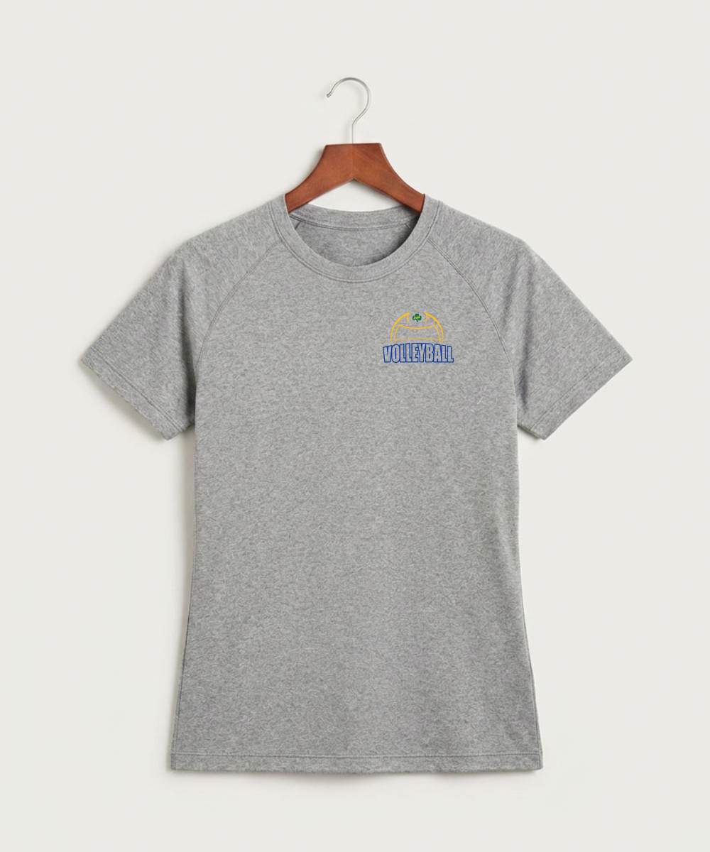 Rosemount High School Volleyball (Girls) - Gray Tee - Left Chest