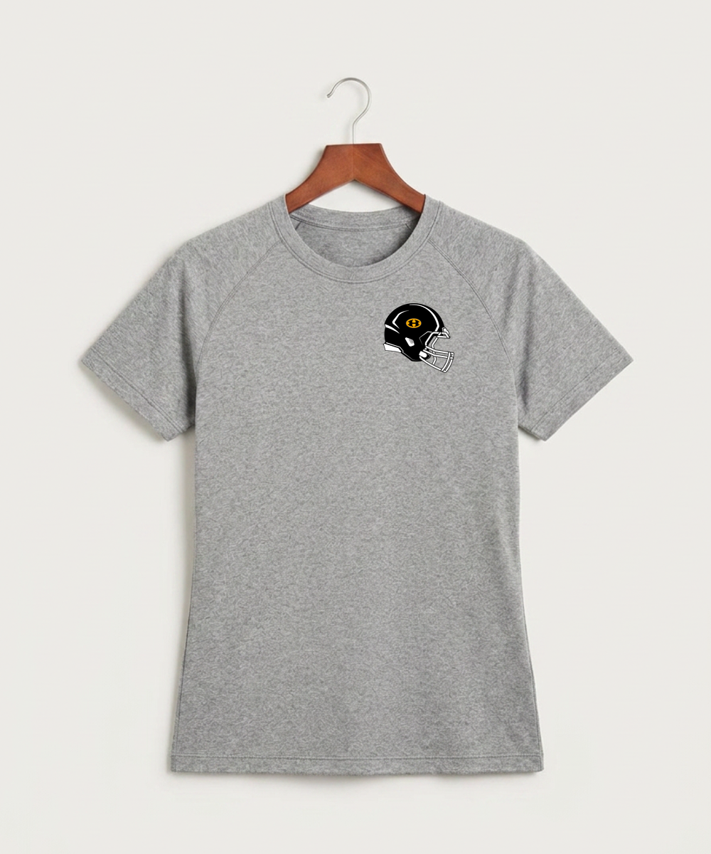 Hutchinson High School Football (Boys) - Gray Tee - Left Chest