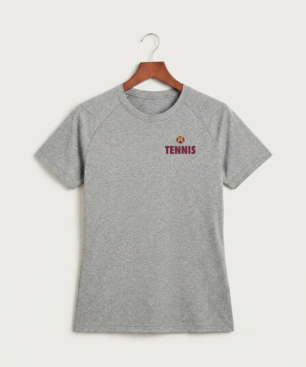 Stewartville High School Tennis (Coed) - Gray Tee - Left Chest
