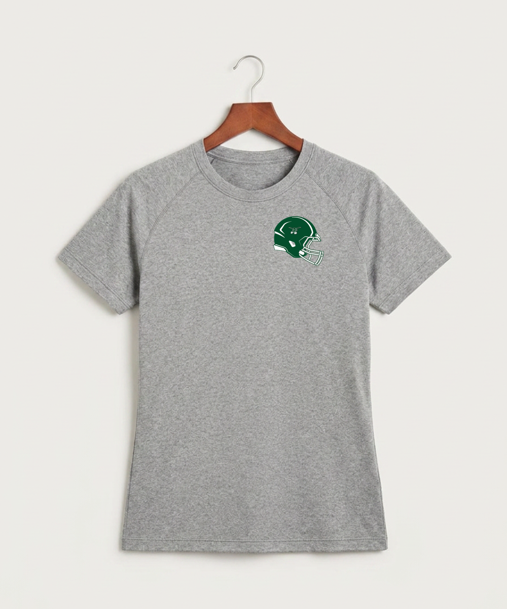 West Fargo High School Football (Boys) - Gray Tee - Left Chest