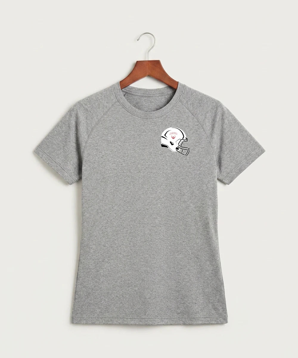 Alden-Conger-Glenville Emmons High School Football (Boys) - Gray Tee - Left Chest