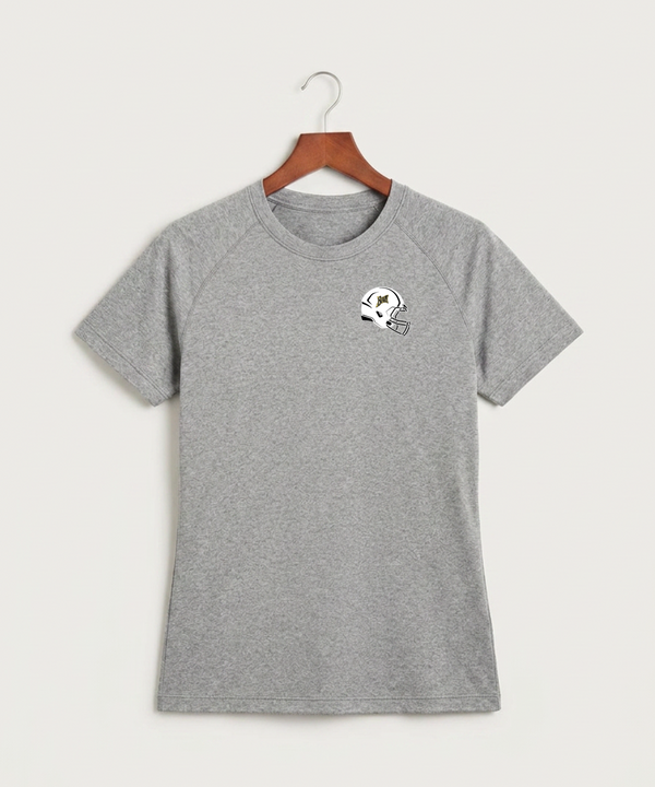 Burnsville High School Football (Boys) - Gray Tee - Left Chest